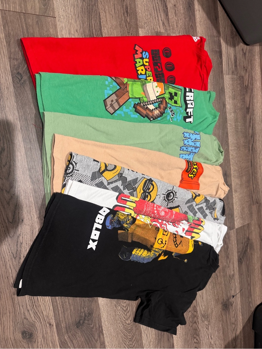 Black Graphic Kids Tee -